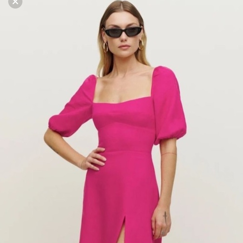 Reformation Belgium Linen Dress Corvette